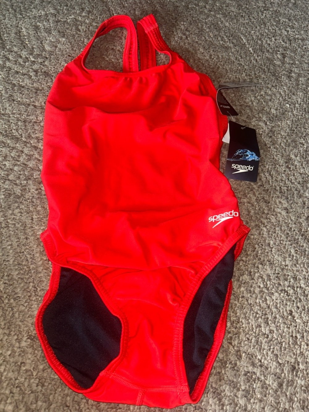 NWT Speedo women’s Red  One-Piece Swimsuit size 6/32